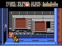 une photo d'Ã©cran de Shadow Warriors 2 sur Nintendo Nes